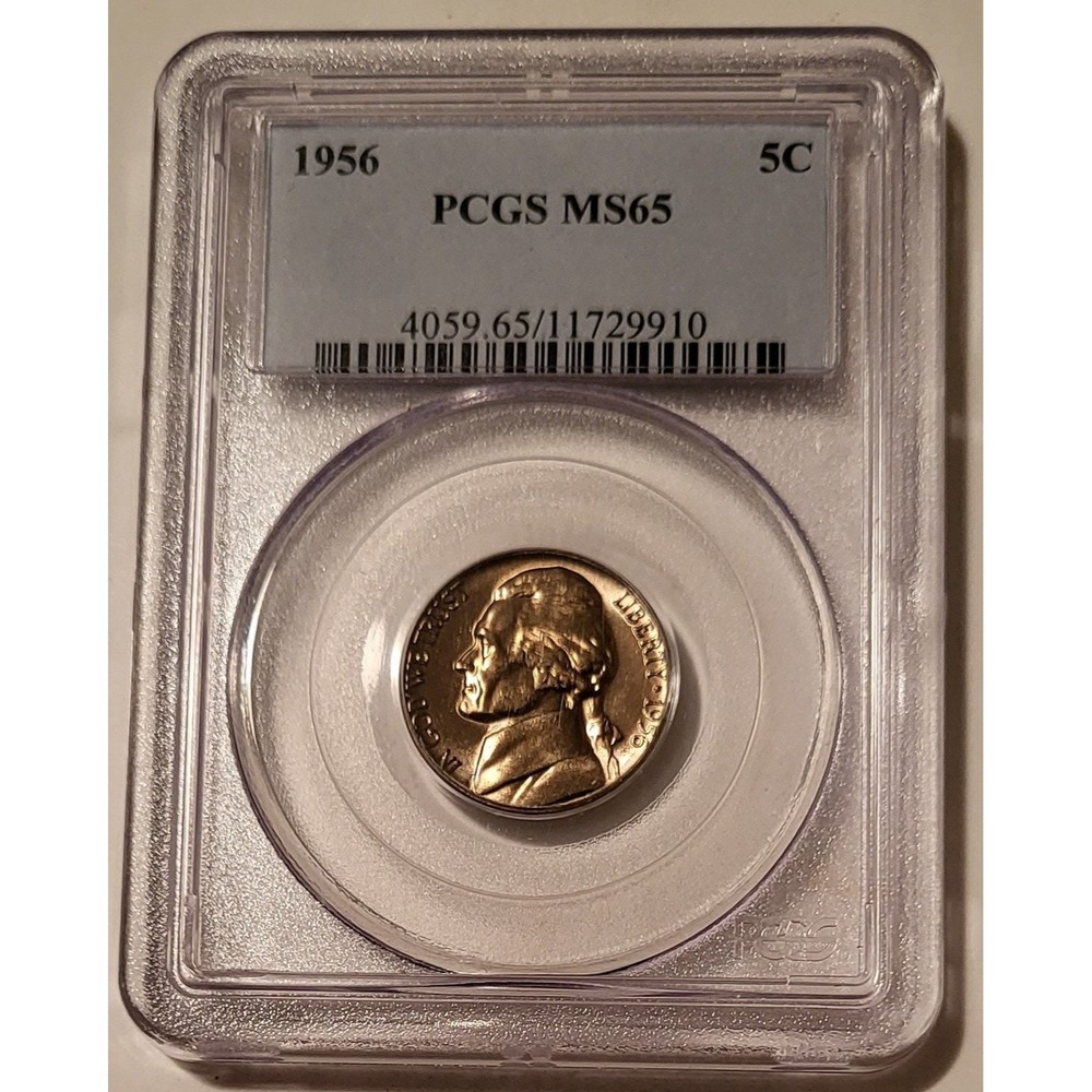 1956 Jefferson Nickel MS65 PCGS